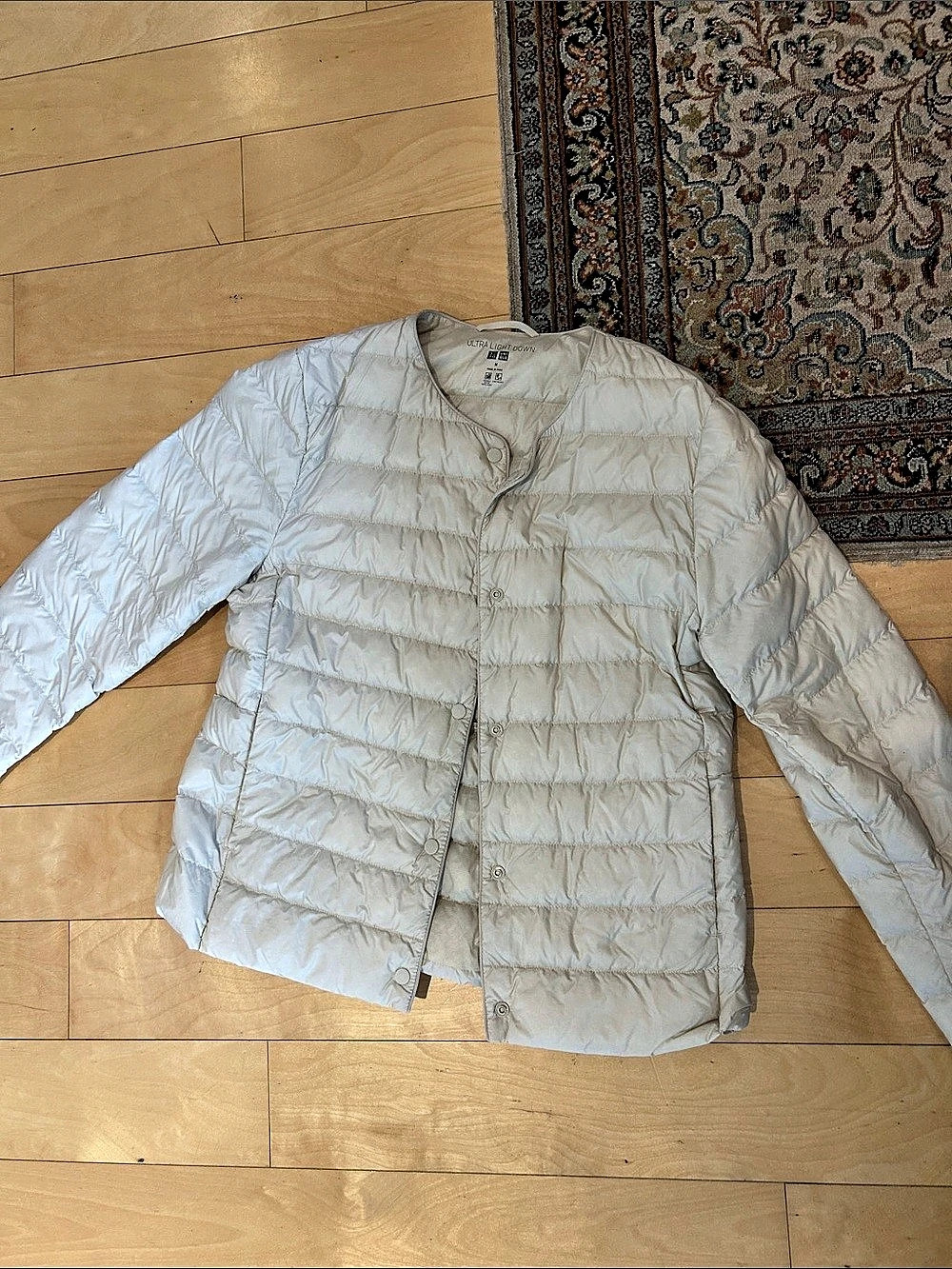 Uniqlo Ultra Light Down Compact Jacket Puffer White Medium